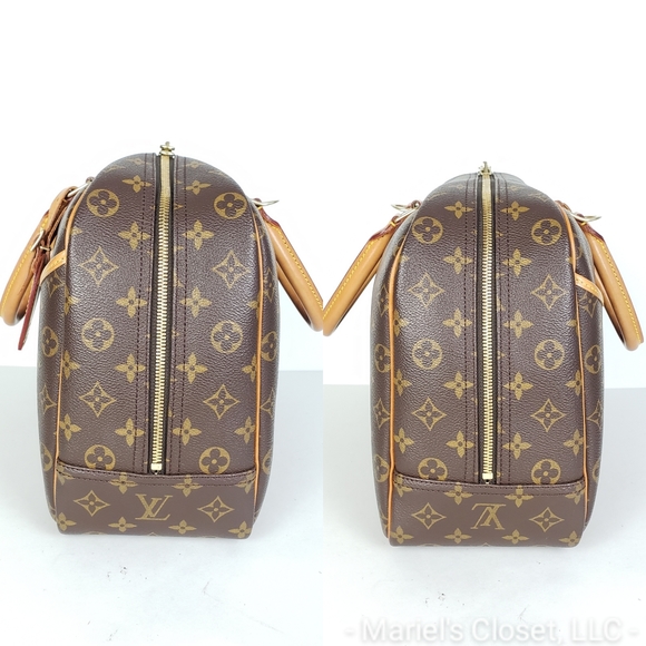 Authentic Louis Vuitton Deauville Handbag  #2782M - Picture 4 of 10